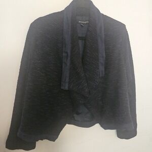 The Limited by Eva Longoria Sweater Womens‎ XL Blue Open Front Long Sleeve